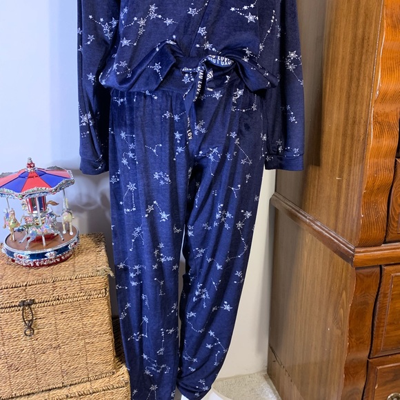 XOXO Blue Starry Night Constellations Pajama Set - Picture 5 of 12